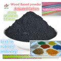 Activated carbon powder for fabric textile plant decoloration